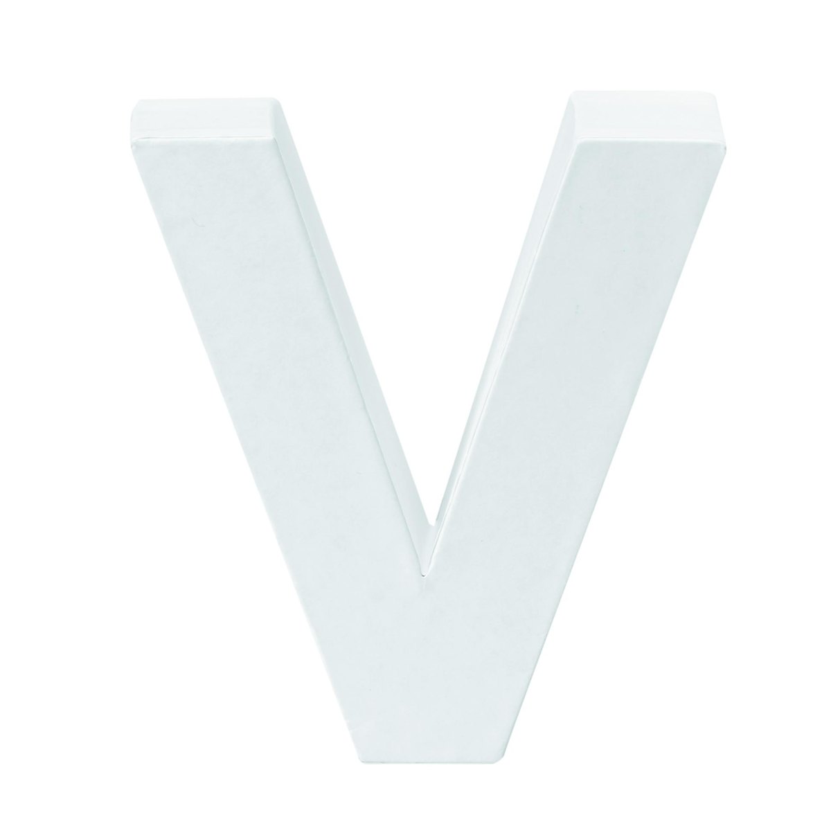 Lettres en carton V 10x3,5cm